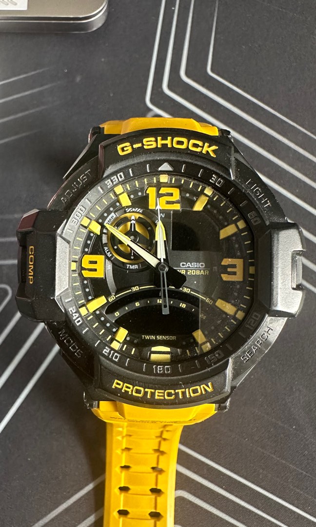 Casio G Shock Yellow Model 5302 Men s Fashion Watches