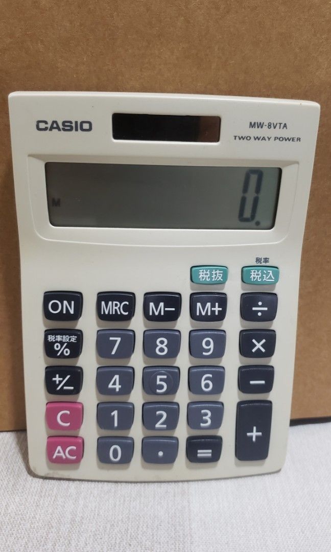 Casio MW8VTA Two Way Power Calculator, Computers & Tech, Office