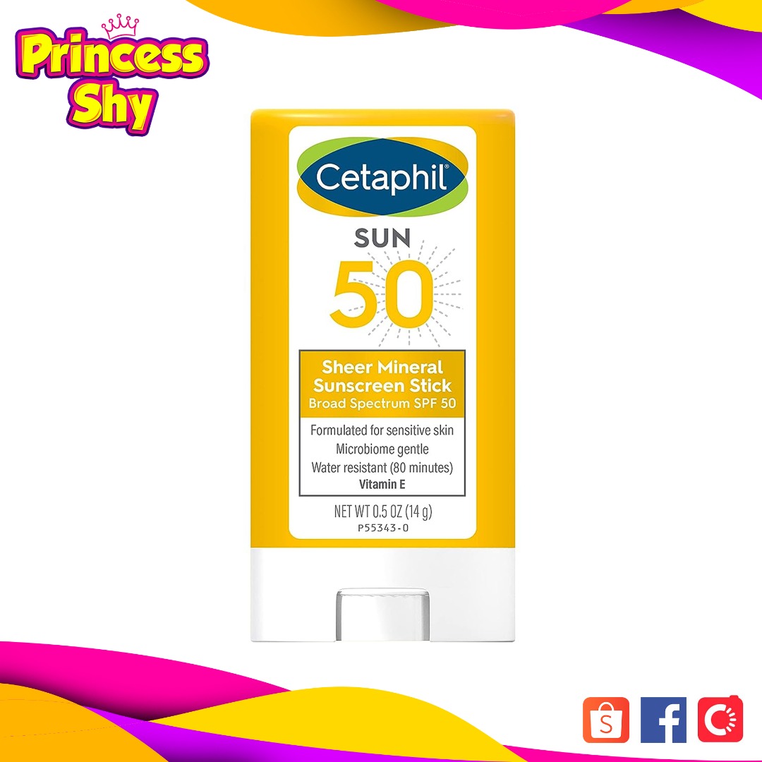 CETAPHIL Sheer Mineral Sunscreen Stick Broad Spectrum SPF 50 Water