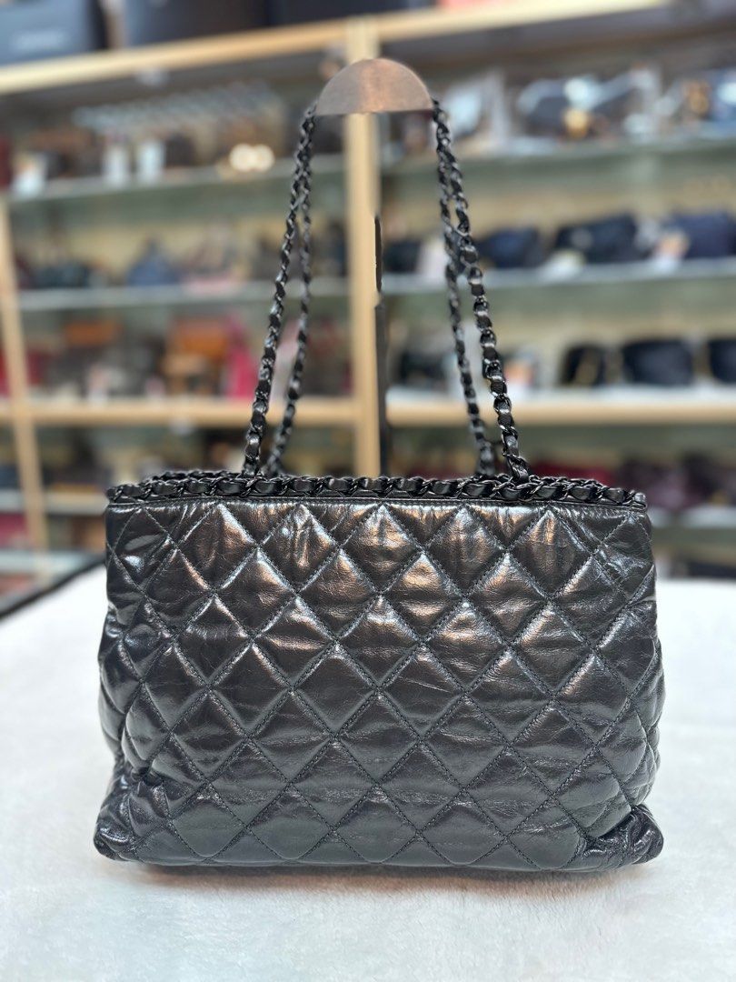 Chanel riviera, Chanel flap bag black, Luxury, Bags & Wallets on