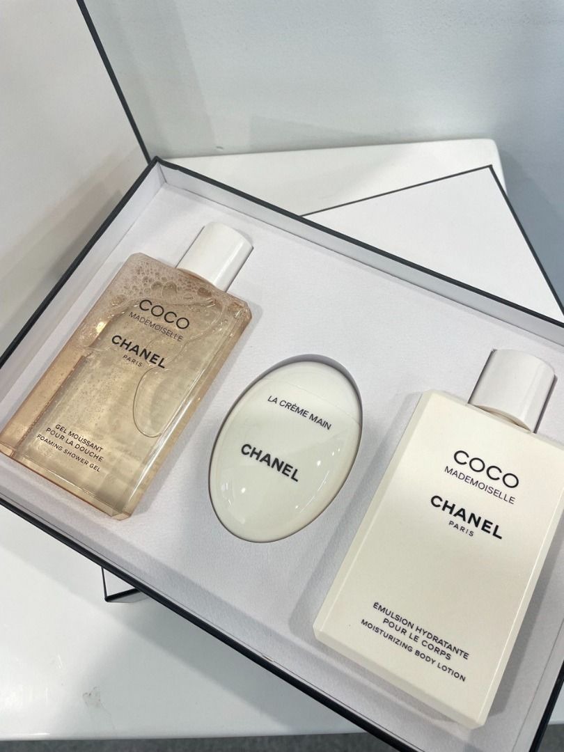 chanel lotion set