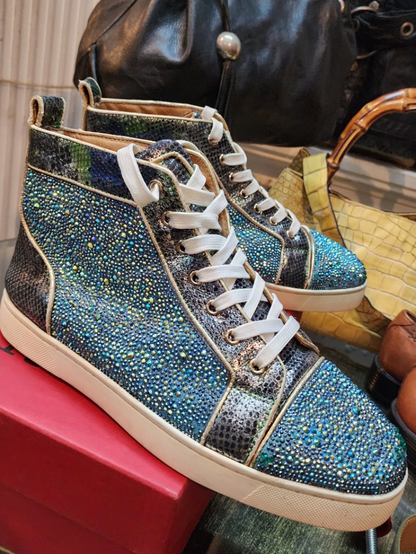 Christian Louboutin, Shoes, Christian Louboutin High Top Sneakers Price  Negotiable Must Go Asap