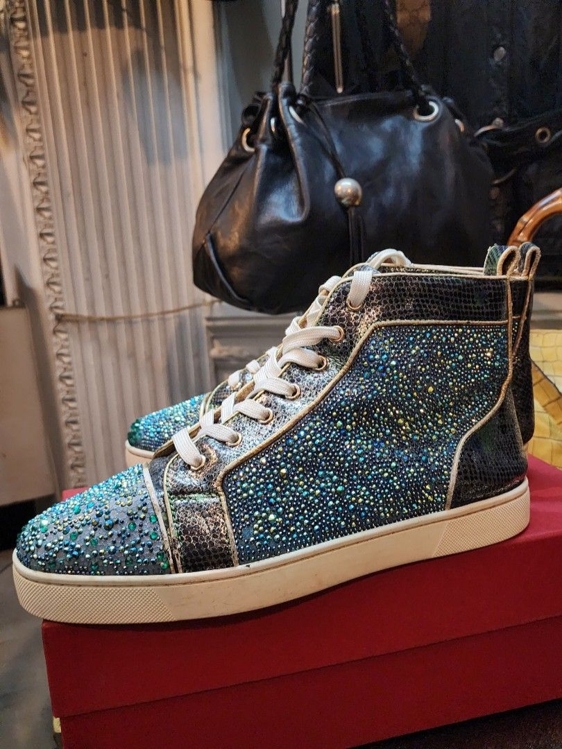 Christian Louboutin, Shoes, Christian Louboutin High Top Sneakers Price  Negotiable Must Go Asap