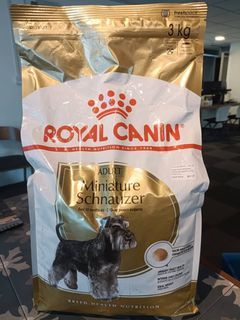 CLEARANCE! Royal Canin Miniature Schnauzer Adult Dry Dog Food 3 kg-(D103-02-000163)