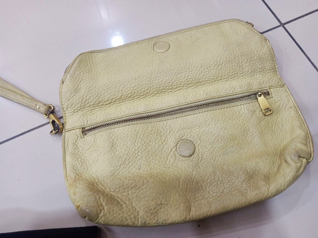 Fossil sale clutch bag