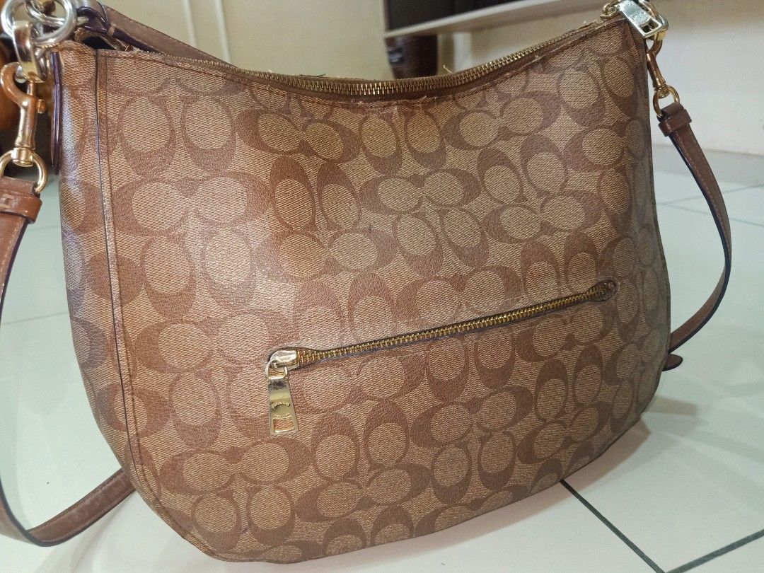 Coach elle hobo new arrivals in signature canvas