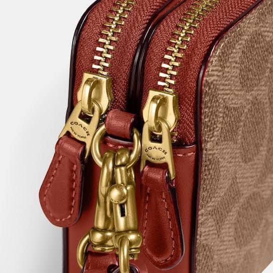 Coach Kira sling bag/ double zip👜 (Category: Luxury Bags & Wallets) located in Las Pinas. Submitted by yhn_boutique (Listing ID 1256678440, Image 3). Description: Actual pic posted Cod via lalamove/ grab -🛵 same day delivery J&T/LBC - pay today ship today Complete inclusions .