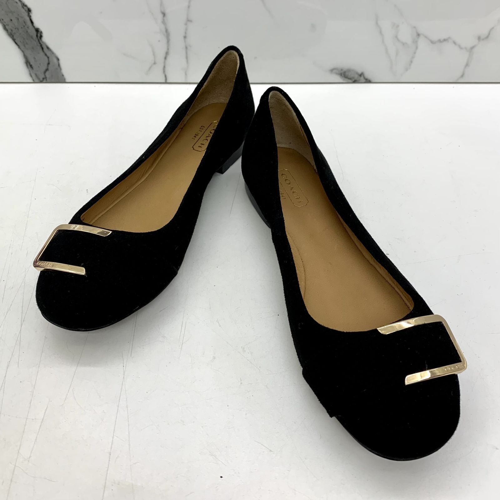 COACH Q3071 BLACK SUEDE PUMPS 237030625 AL Luxury Sneakers