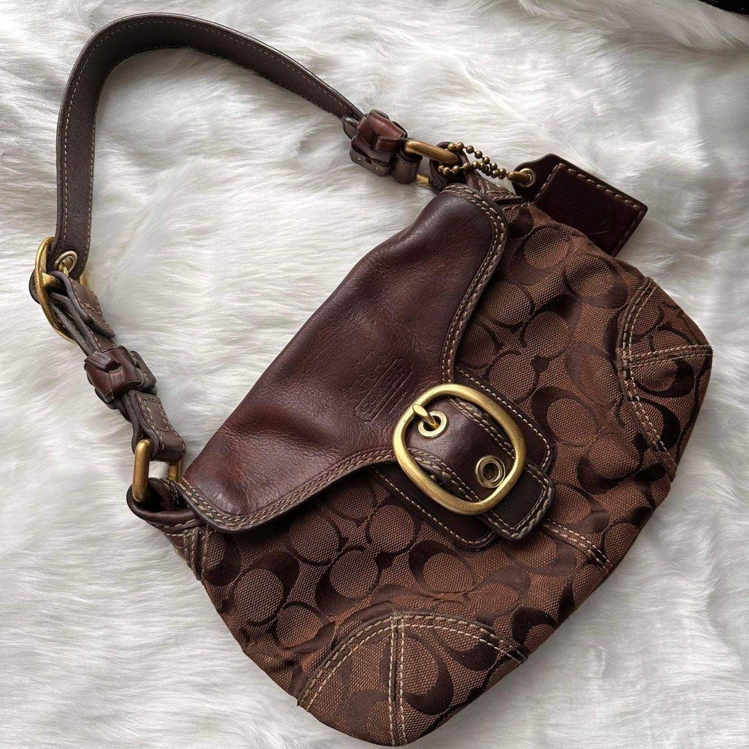 Coach Authenticated Signature Sufflette Handbag