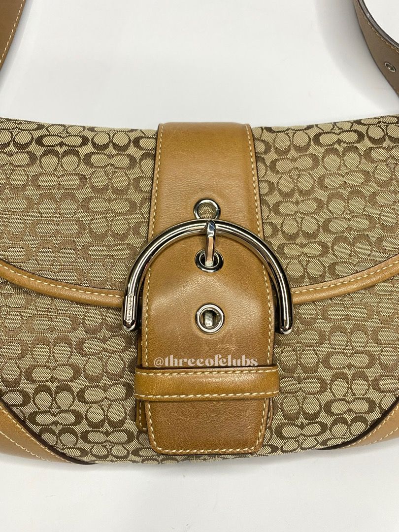 Coach Soho Signature Monogram Shoulder Bag, Luxury, Bags & Wallets on ...