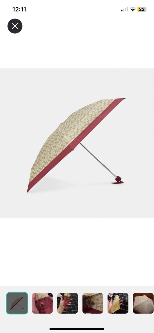 Coach Umbrella Original, Hobbies & Toys, Travel, Umbrellas on Carousell
