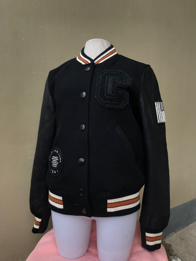 Men's coach varsity jacket clearance