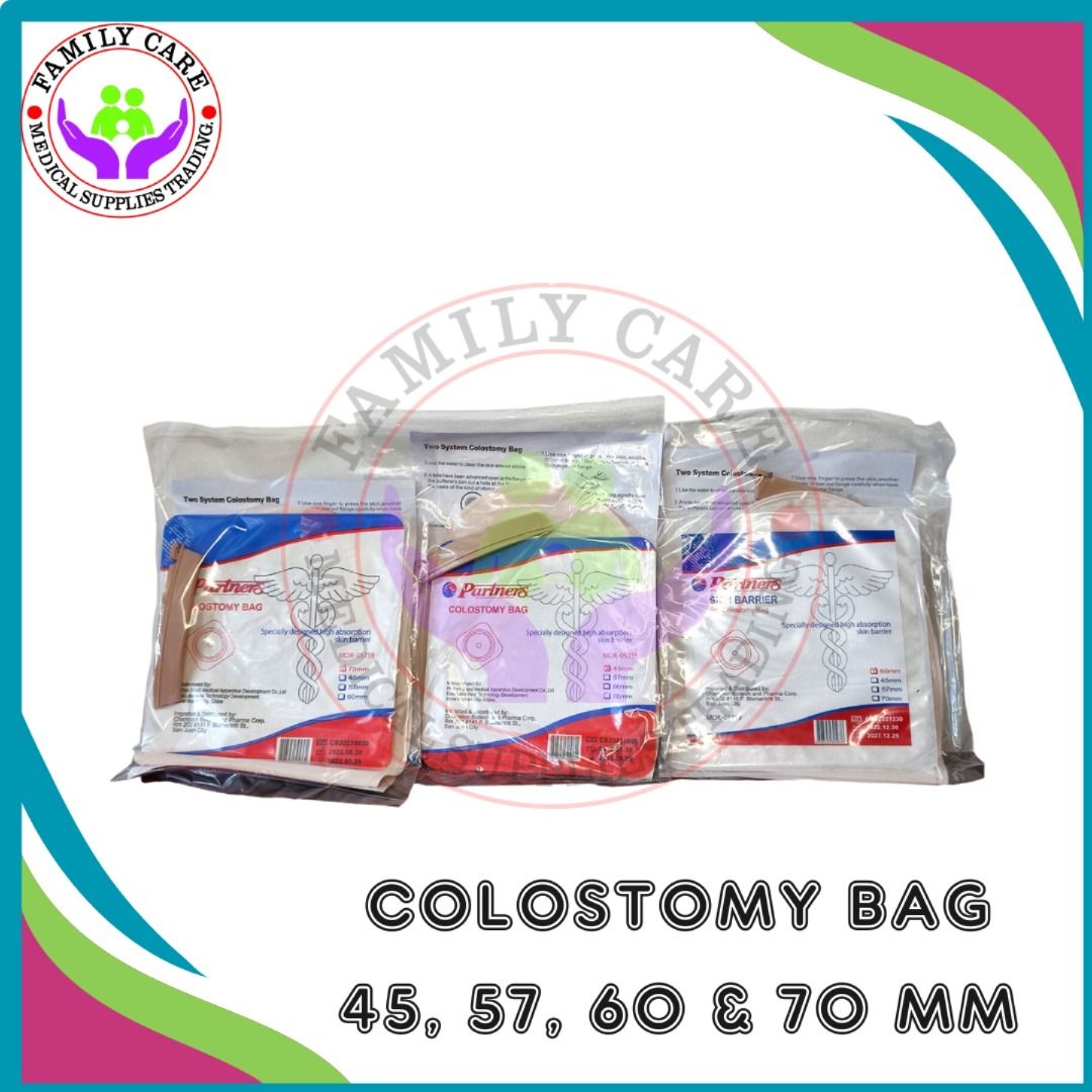 COLOSTOMY BAG SET, Health & Nutrition, Medical Supplies & Tools on ...