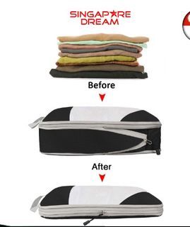 1pc Vacuum Compression Bag, Travel Storage Bags For Clothing - Compression  Bags For Travel - No Vacuum Or Pump Bags - Save Space In Luggage  Accessories(s)