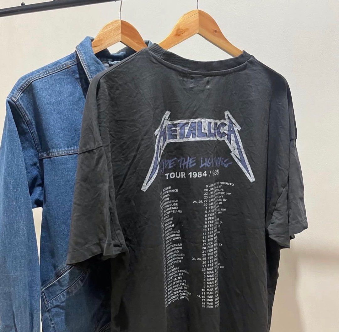 Metallica t shirt cotton on online