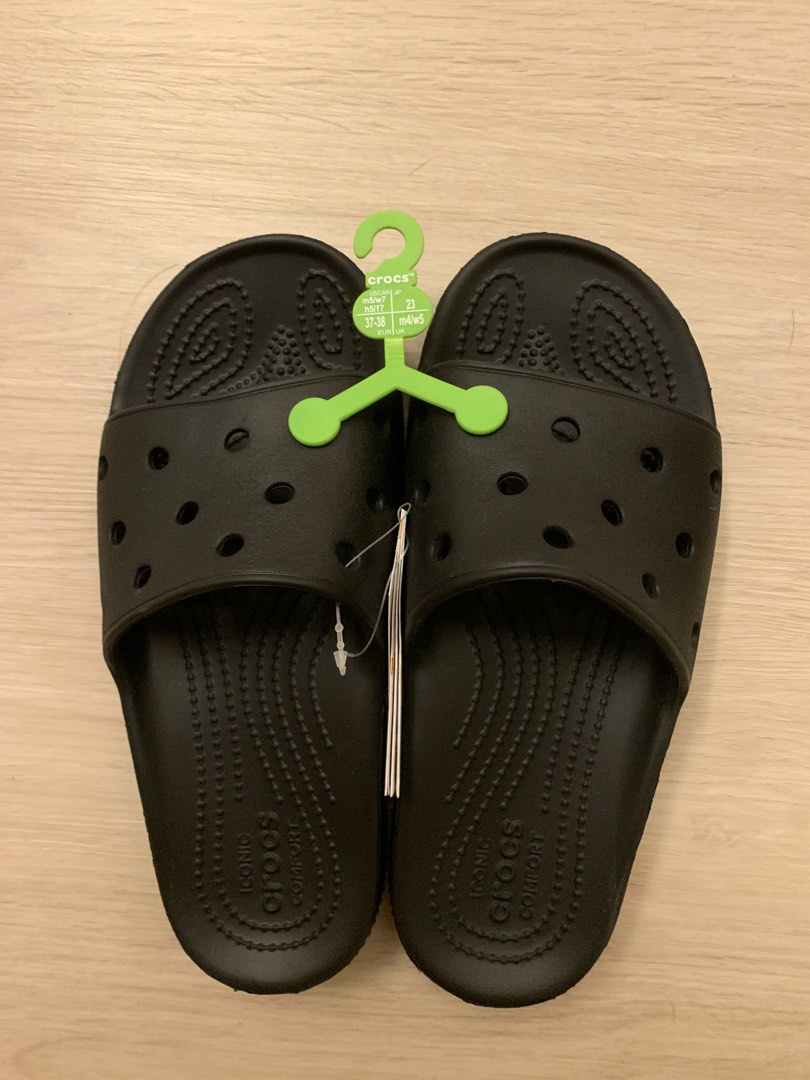 Mens croc sliders online