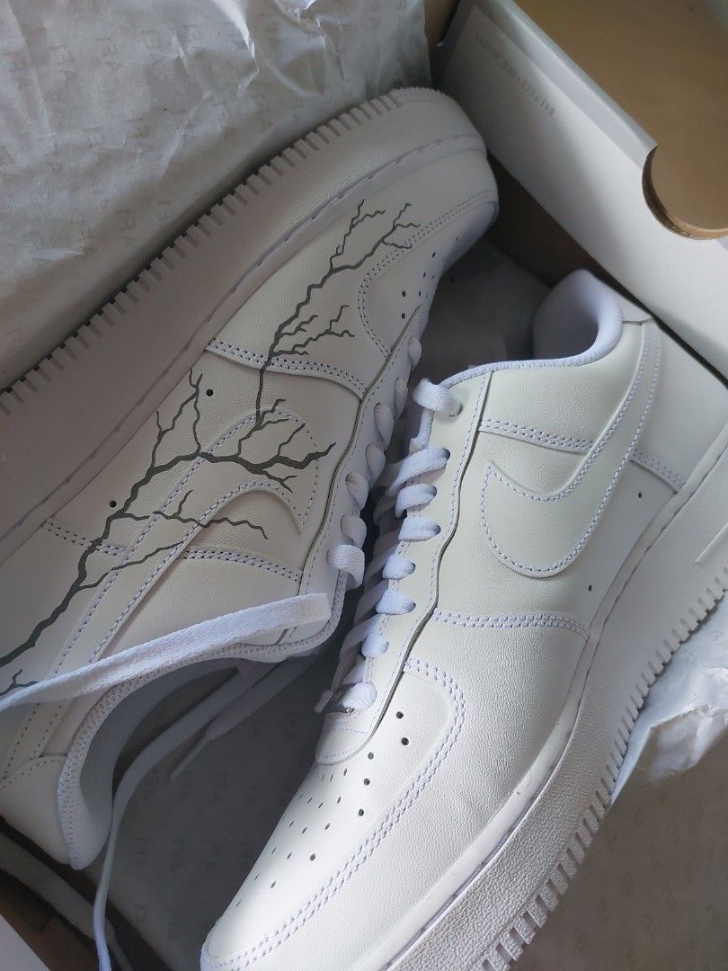 Customised NIKE Air force 1s