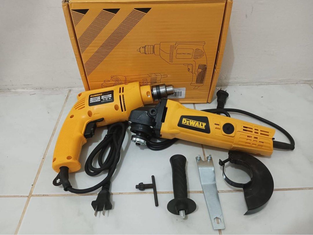 Dewalt 2in1 Drill and Grinder Complete Set