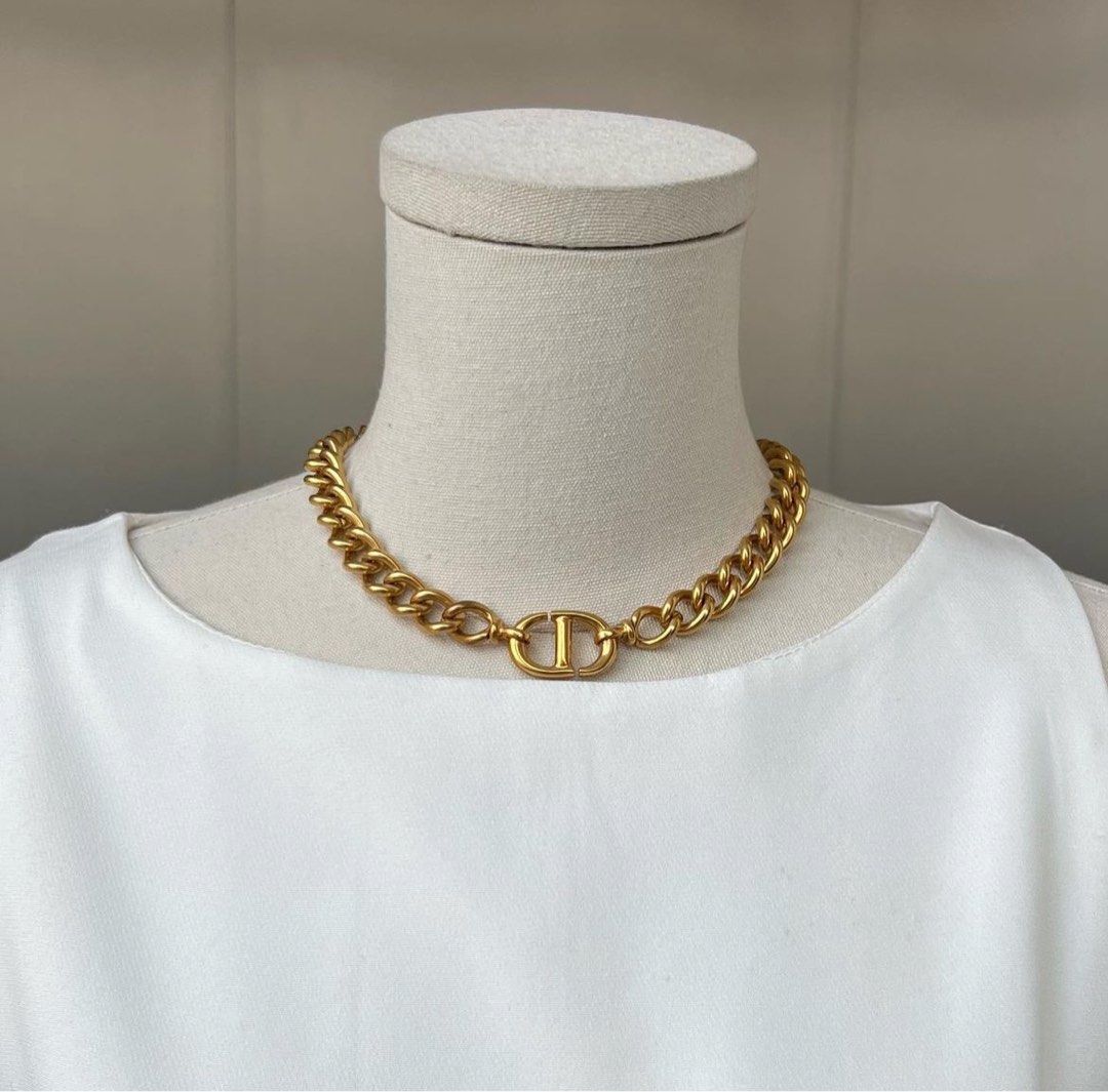 Christian dior chain necklace online
