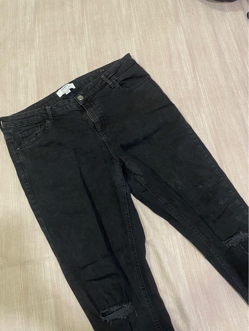 Dorothy Perkins Darcy Knee Ripped Jeans Women s Fashion Bottoms