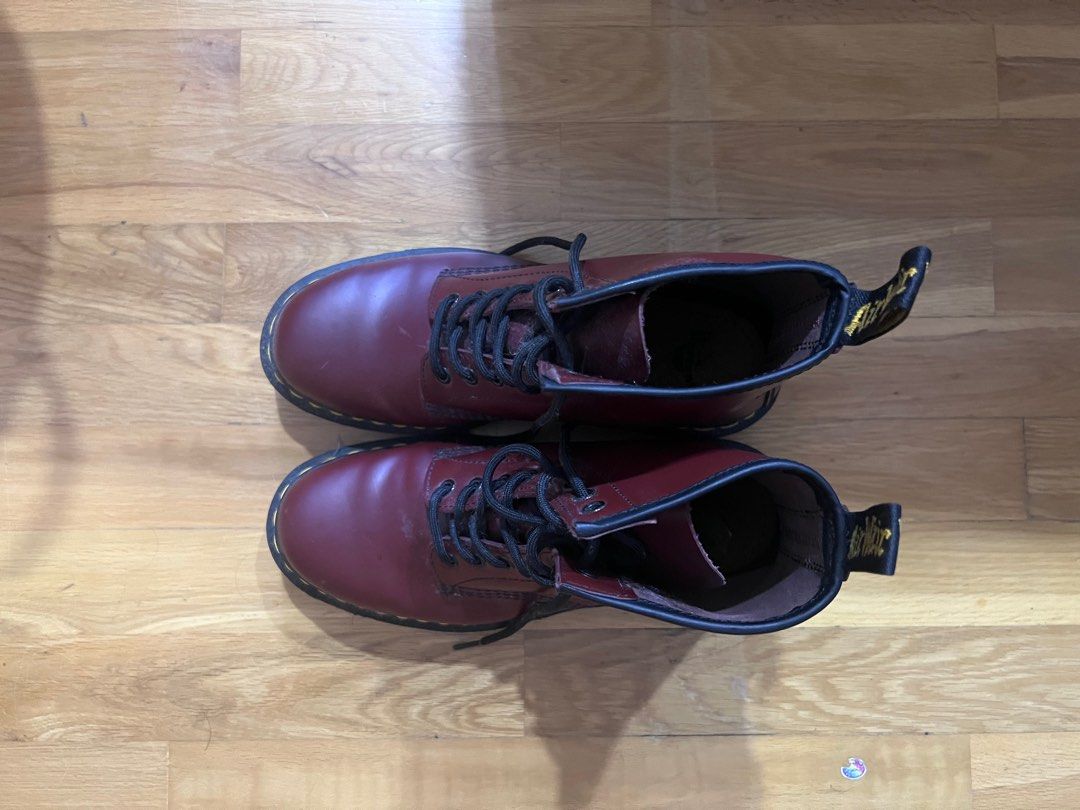 Cherry doc martens shoes sale