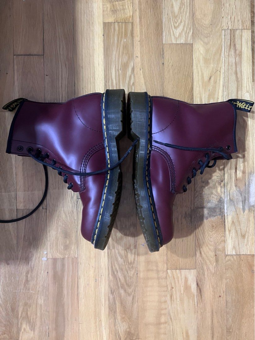 Cherry doc martins on sale