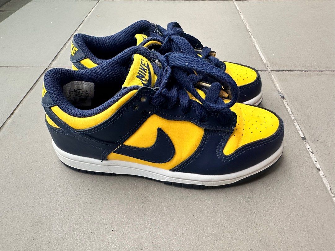 Dunk Low Michigan PS, Babies & Kids, Babies & Kids Fashion on