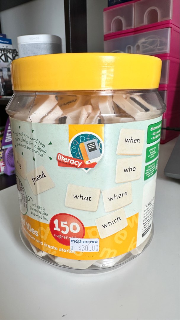 ELC Word Tiles 150 words, Babies & Kids, Infant Playtime on