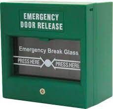 Emergency break glass, Green emergency break glass