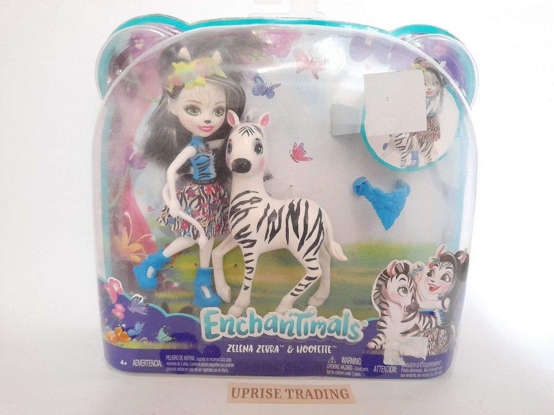 Bambola Enchantimals Zadie La Zebra E Cucciolo Ref: Giocattolo Con Accessori Per Bambini 3+ Anni (Mattel GTM27)