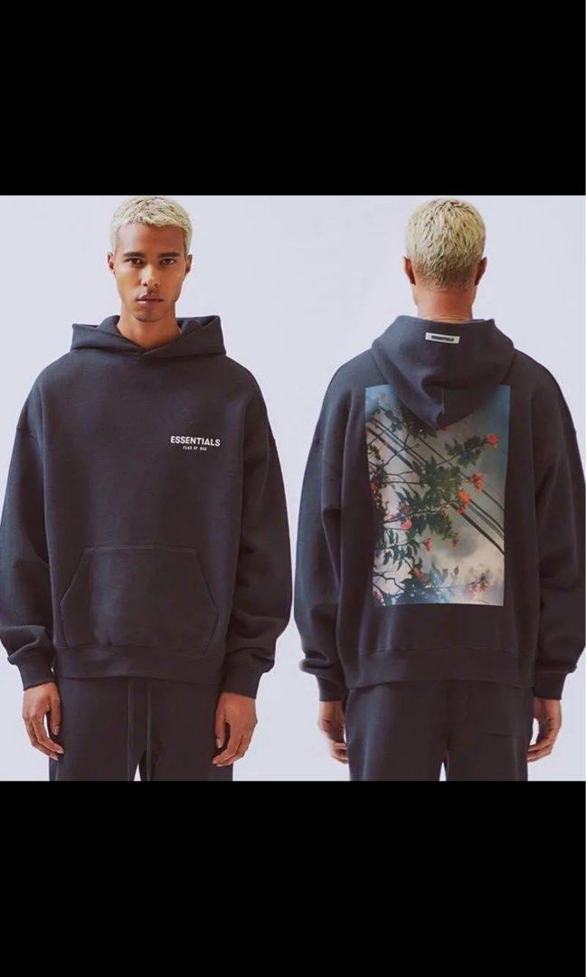 Dark floral hoodie best sale