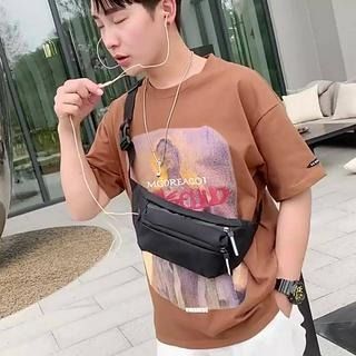 Fashion Canvas Chest Bag Large Sling Bag Women Men Waist Bag