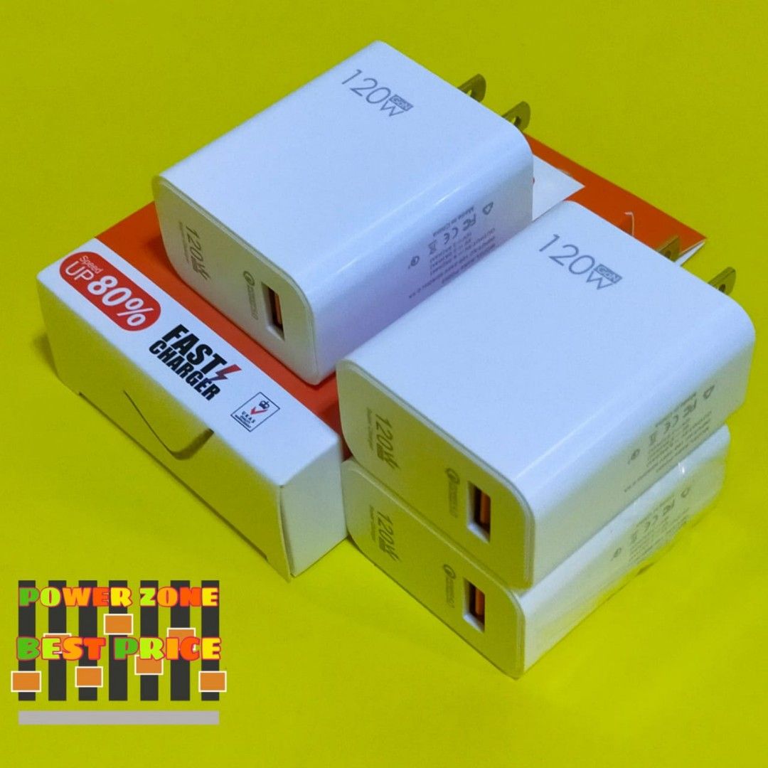 FAST CHARGERS & CORDS (Category: Chargers & Cables) located in Paranaque City. Submitted by audioaddict0517 (Listing ID 1256707823, Image 1). Description: NOTE - POST PRICE IS JUST A STARTING PRICE OF 1M MAGNETIC CORDS FOR DETAIL PRICE PM ADAPTOR 120W(GAN) USB ADAPTOR 66W USB ADAPTOR 2 USB SLOT ADAPTOR 4 USB SLOT ADAPTOR 20W TYPE CADAPTOR 25W PD ADAPTOR 40W 2X TYPE C DIGITAL DISPLAY 2 PORT CHARGING CABLES 90 DEGREE ELBOW TYPE CORDS 1M,2M,3M IPHON