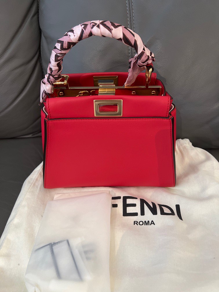 Fendi peekaboo bag, Luxury, Bags & Wallets on Carousell