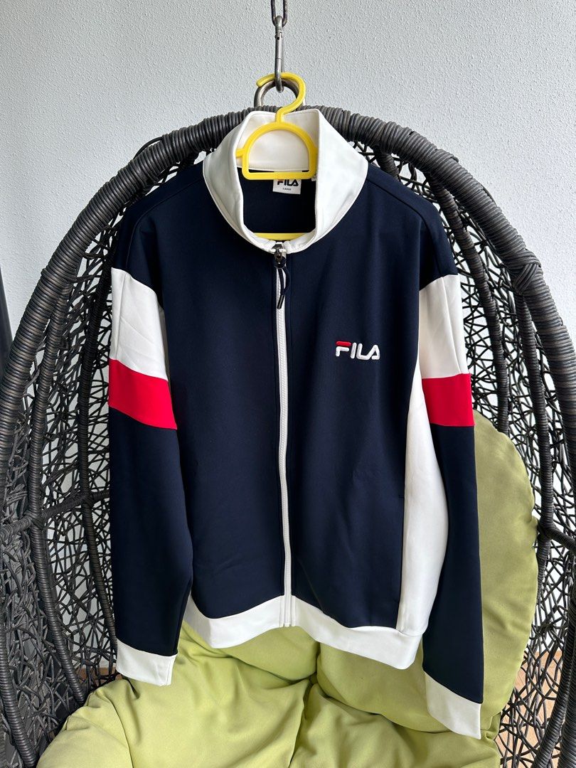 Fila Tricolour Red Blue White Jacket Sweater