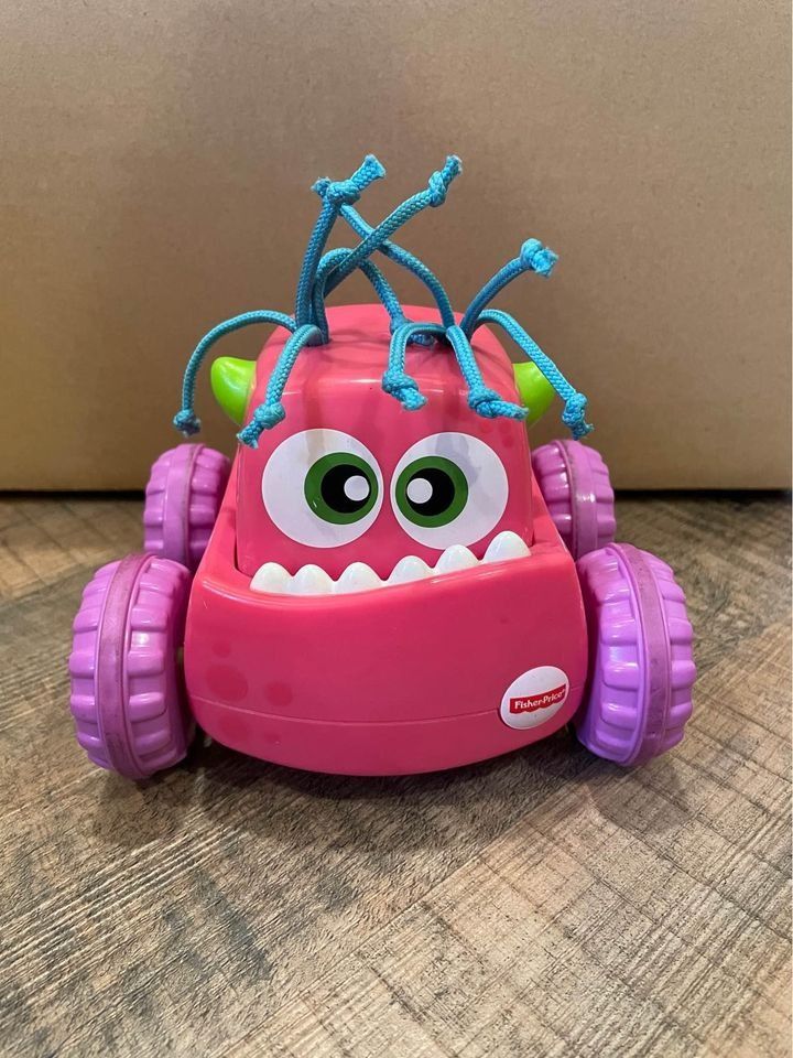 Fisher price press n go monster truck pink top