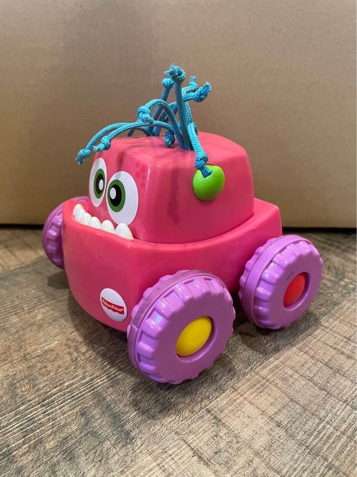 Fisher price press n go monster truck pink hot sale