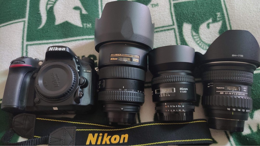 Nikon  魚眼 16mm F2.8D 17-55mm F2.8G ED　2本