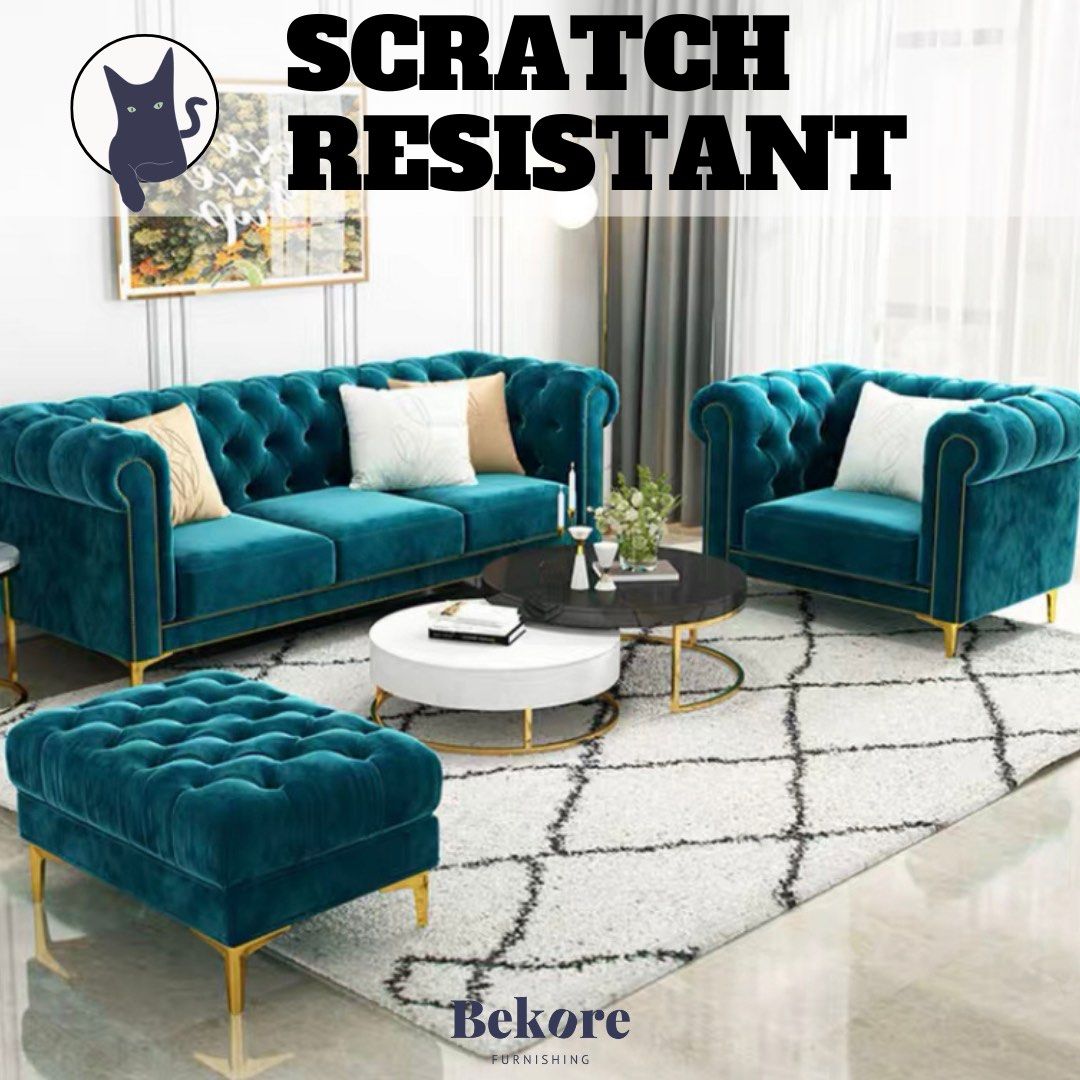 Scratch proof leather sofa sales