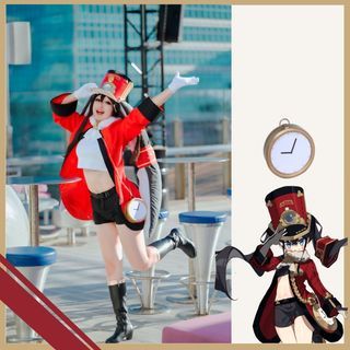 FULL SET PomPom HSR Honkai Star Rail cosplay with ears, tail, hat, coat , costume