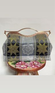 Fully Handsewn KissLock Songket Bag