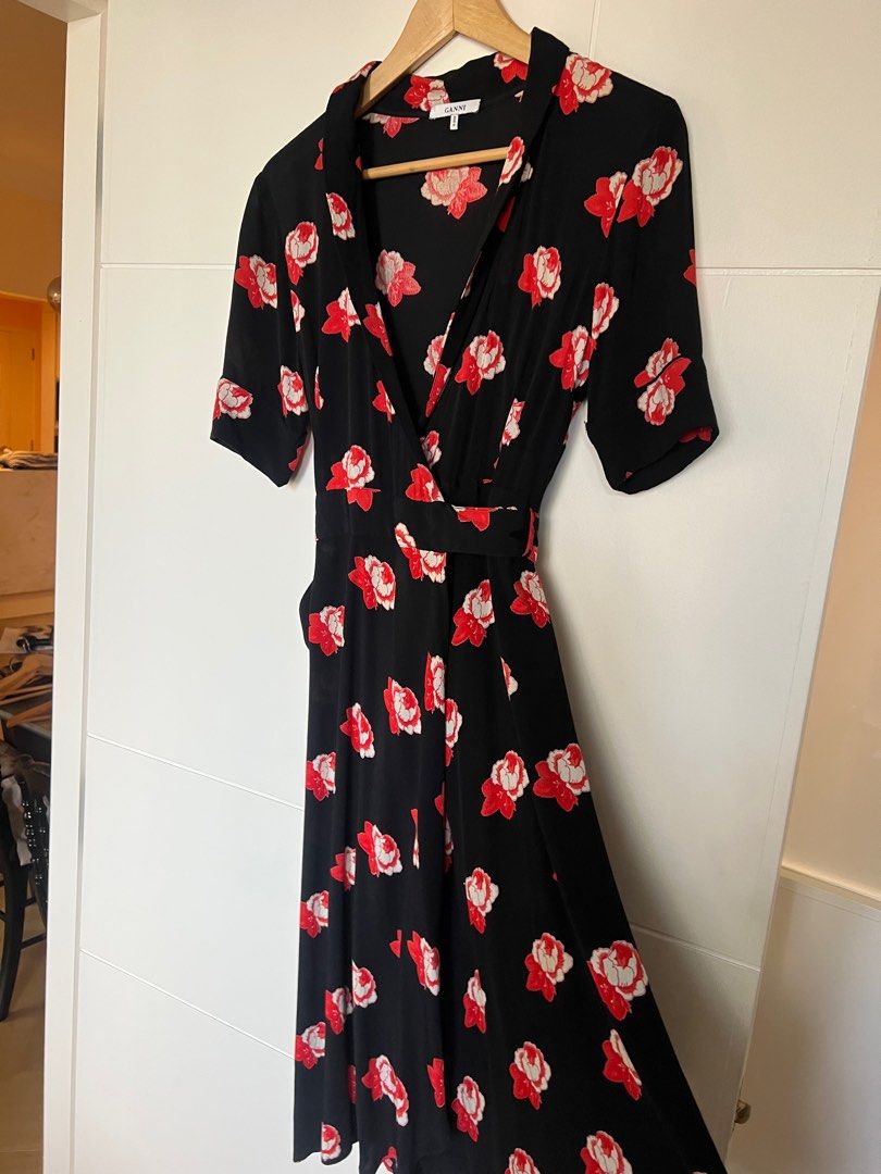Ganni dresses top