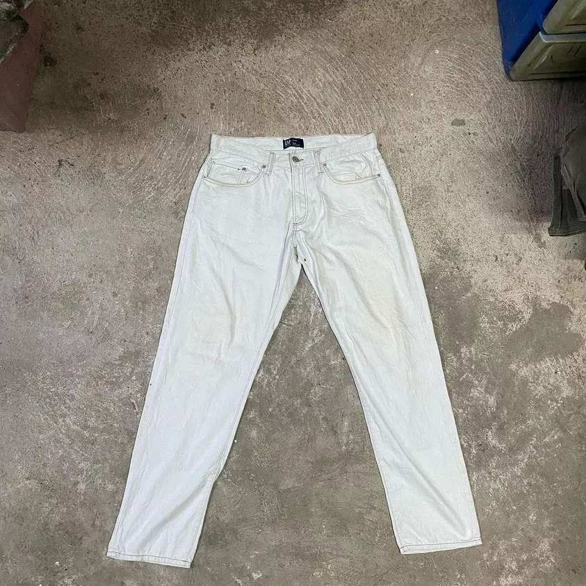 Gap mens white pants hotsell