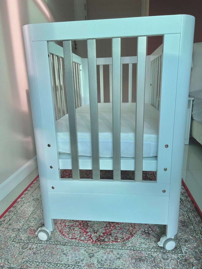 Getha Baby Cot + Getha Baby Latex Mattress, Babies & Kids, Baby Nursery