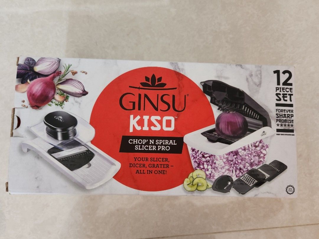 Ginsu Chop & Spiral Slicer Pro, 12 Piece Set