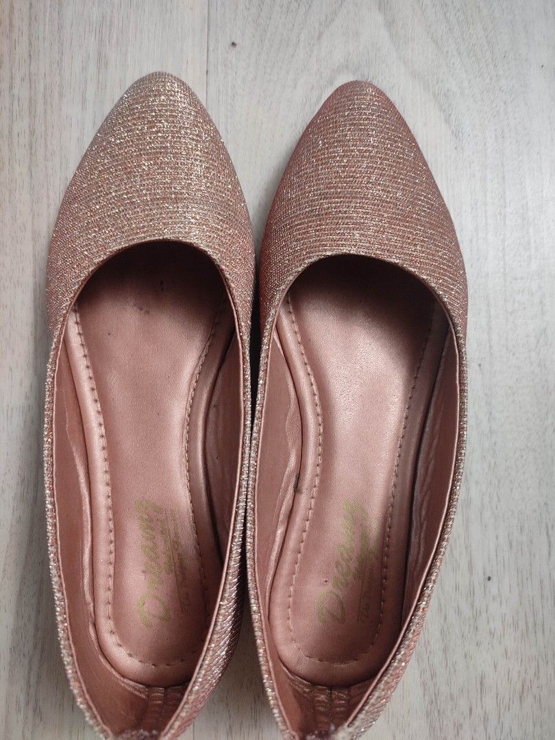 Girls rose gold outlet dress shoes