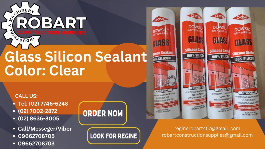 Glass Silicon Sealant Color Clear, Commercial & Industrial