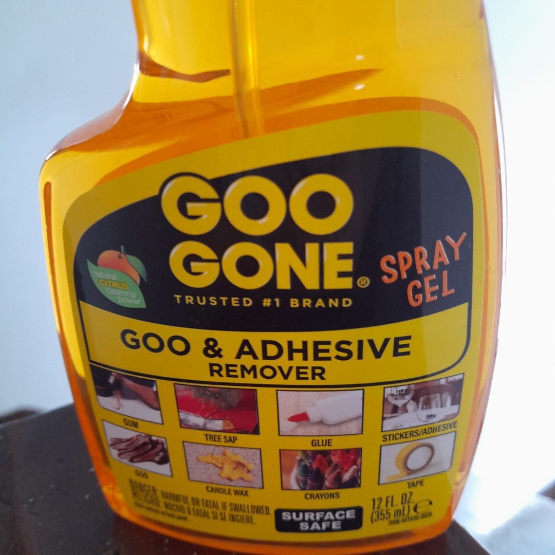 Goo & Adhesive Remover Spray Gel