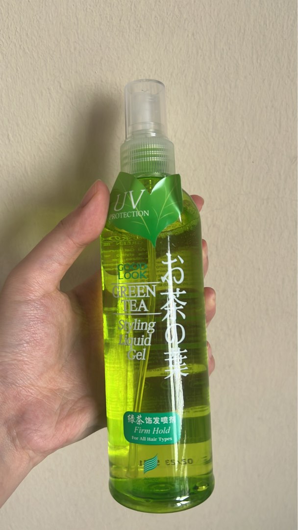 GOOD LOOK GREEN TEA STYLING LIQUID GEL, Beauty & Personal Care, Hair on Carousell