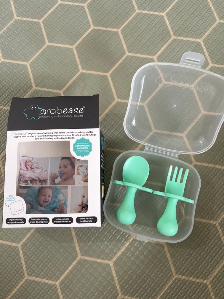 Grabease fork & spoon, Babies & Kids, Nursing & Feeding, Weaning